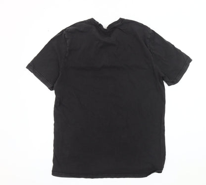 Route 66 Men's Black Graphic T-Shirt, Large