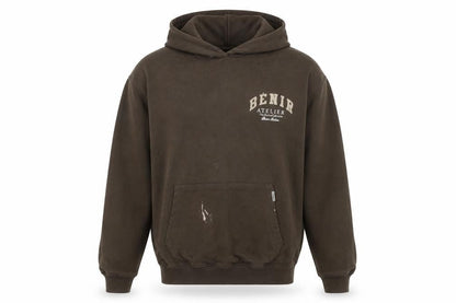 Bénir Men's Brown XS Pullover Hoodie