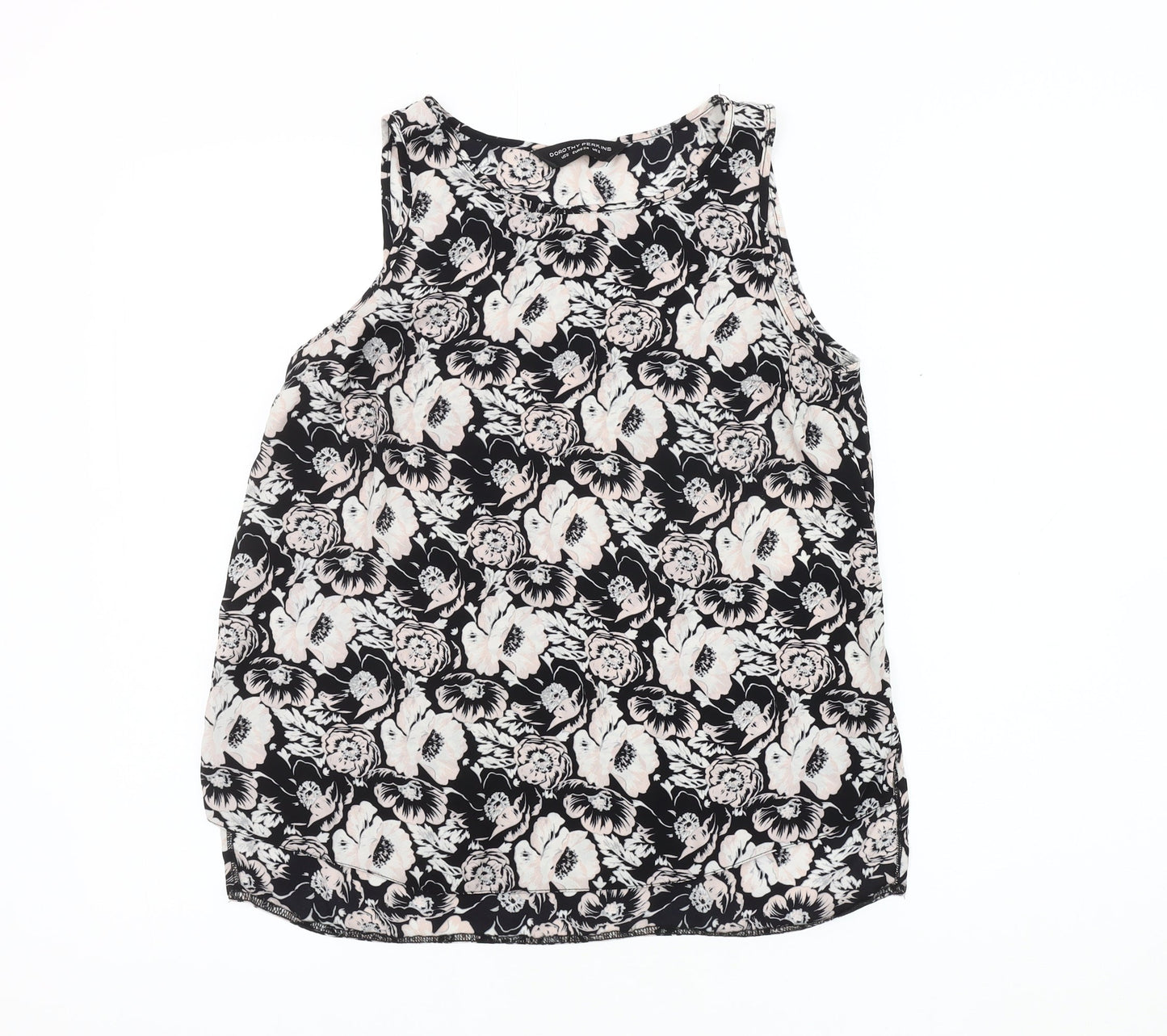 Womens UK Size 6 Dorothy Perkins Black Basic Tank