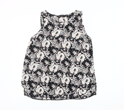 Womens UK Size 6 Dorothy Perkins Black Basic Tank