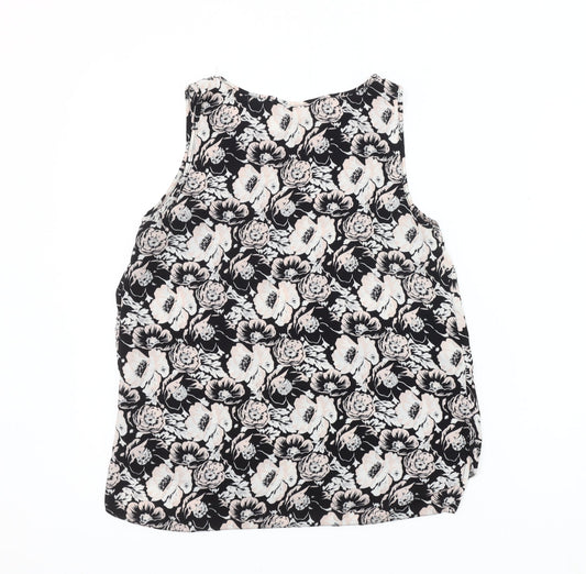 Womens UK Size 6 Dorothy Perkins Black Basic Tank
