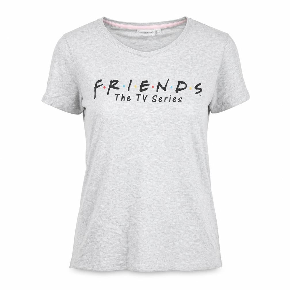 Womens UK Size 12 Friends Grey Basic T-Shirt