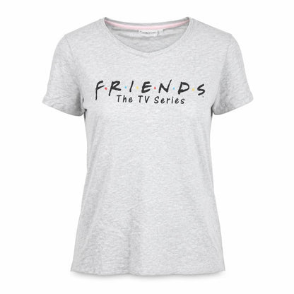 Womens UK Size 12 Friends Grey Basic T-Shirt