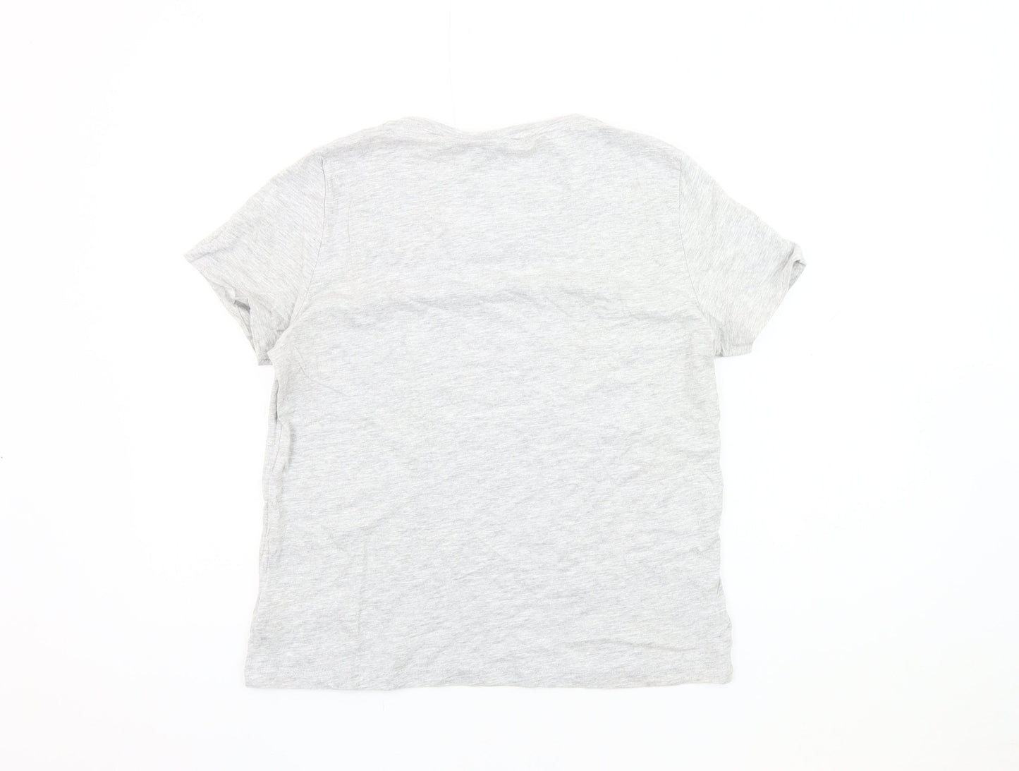 Womens UK Size 12 Friends Grey Basic T-Shirt