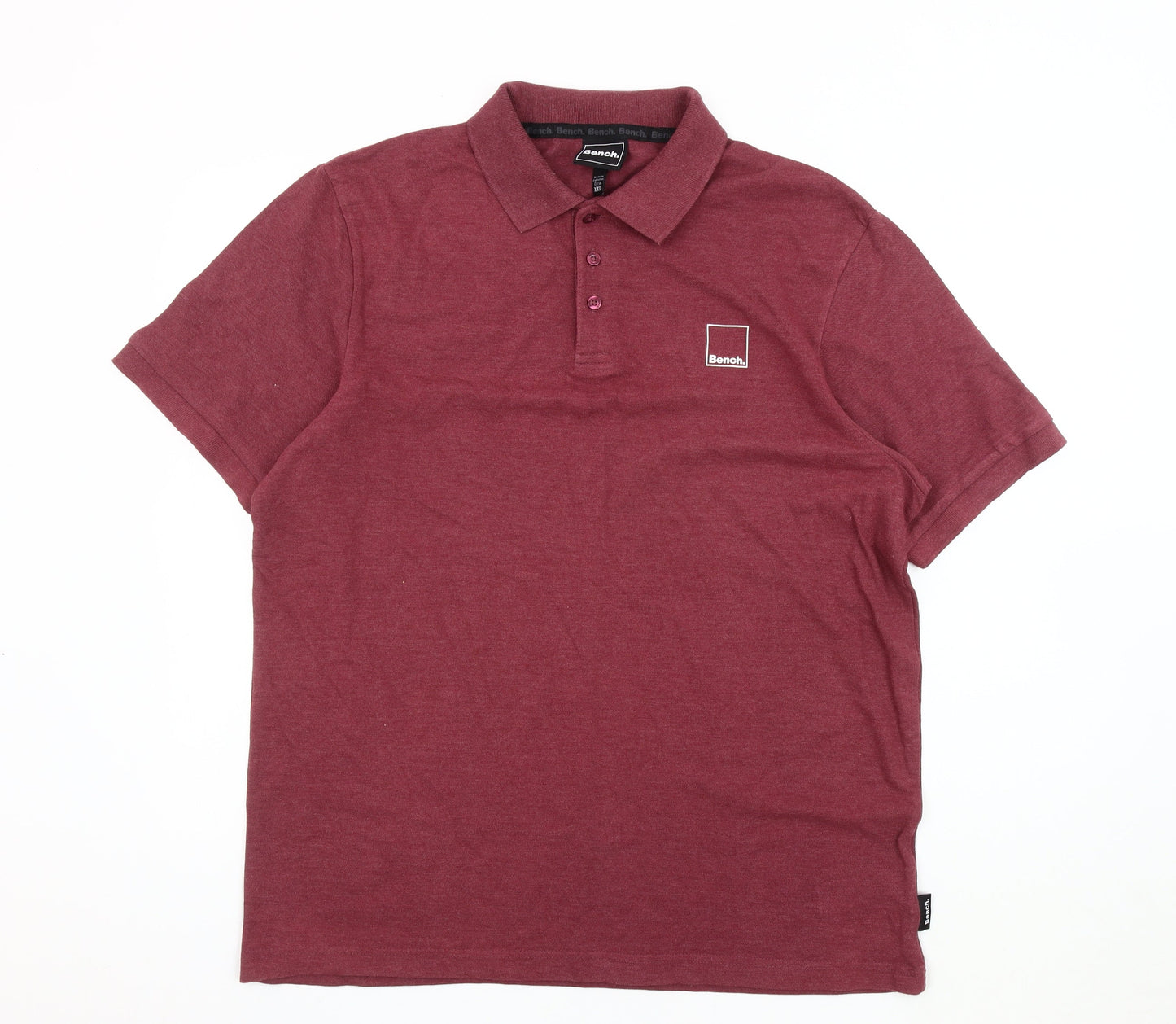 Bench Men's Red polo shirt Size 2XL