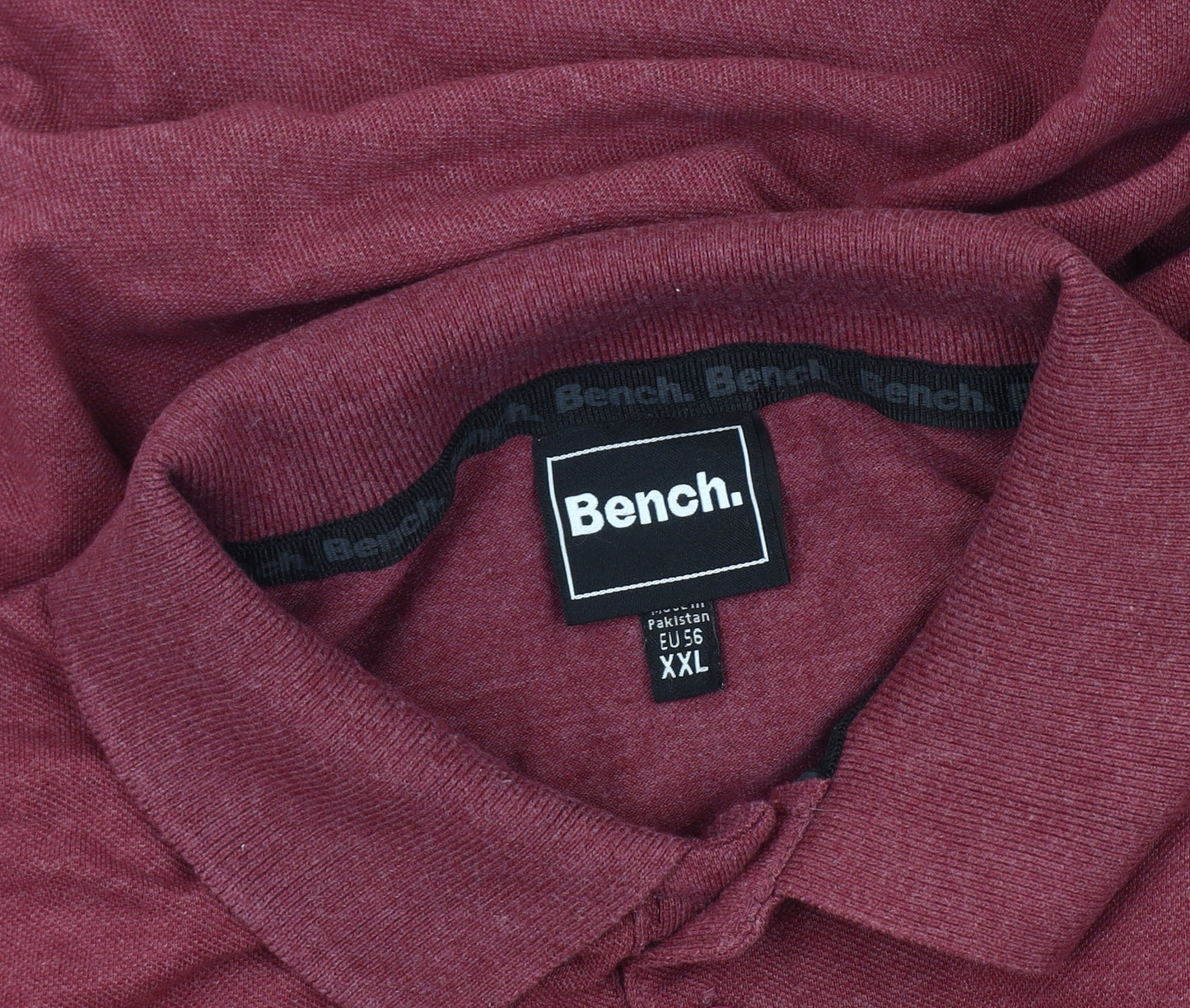 Bench Men's Red polo shirt Size 2XL