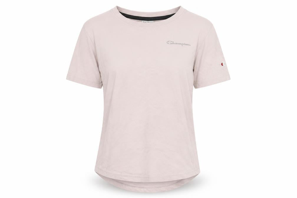 Womens UK Size M Champion Pink Basic T-Shirt