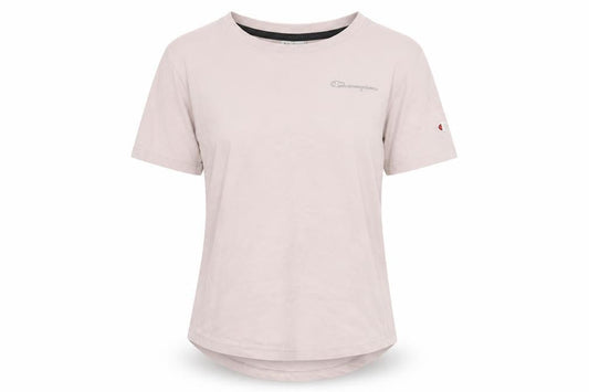 Womens UK Size M Champion Pink Basic T-Shirt