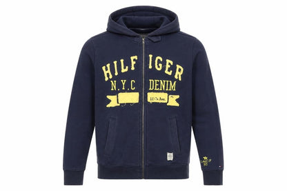 Mens UK Size S Hilfiger Blue Hooded