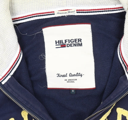 Mens UK Size S Hilfiger Blue Hooded