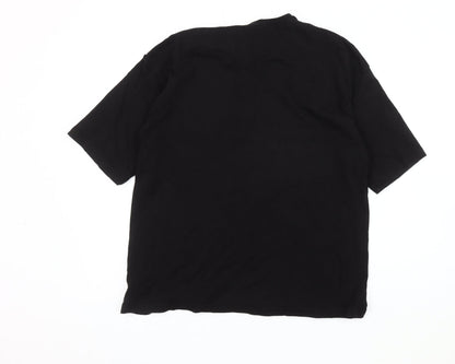 Mens UK Size S boohooMAN Black  T-Shirt