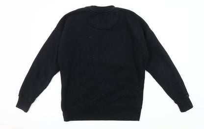 Womens UK Size 4 Jack Wills Black Pullover Sweatshirt