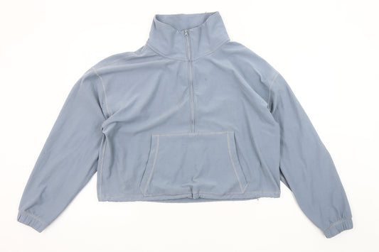 Abercrombie & Fitch Blue Women's L High Neck Sweatshirt