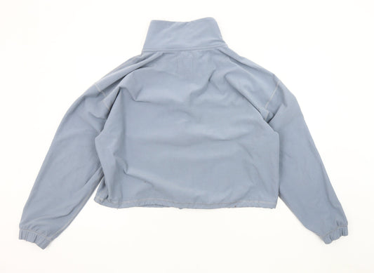 Abercrombie & Fitch Blue Women's L High Neck Sweatshirt