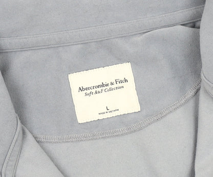 Abercrombie & Fitch Blue Women's L High Neck Sweatshirt