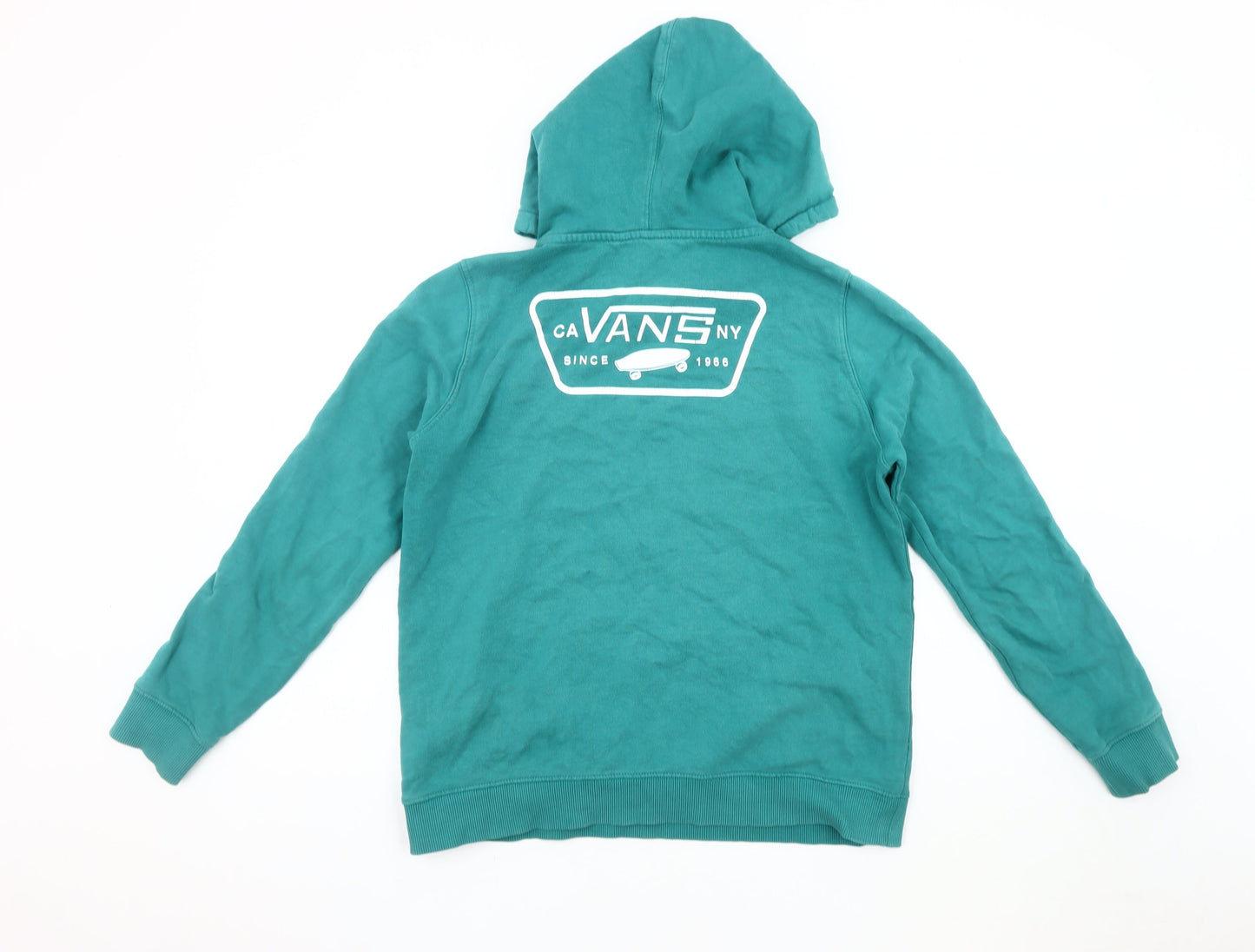 Vans Men's Green Pullover Hoodie, M, Graphic Print