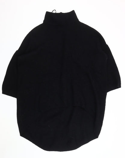Womens UK Size M Apricot Black Pullover Jumper