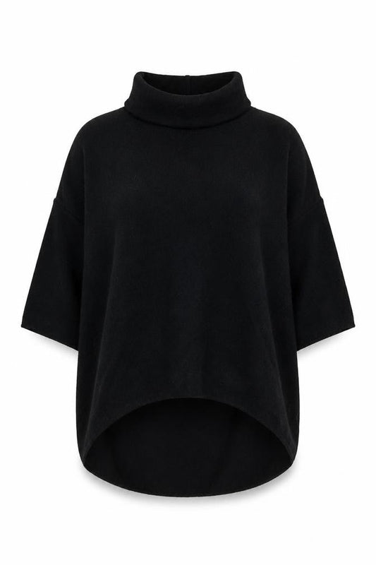 Womens UK Size M Apricot Black Pullover Jumper
