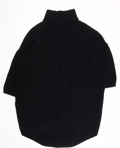 Womens UK Size M Apricot Black Pullover Jumper