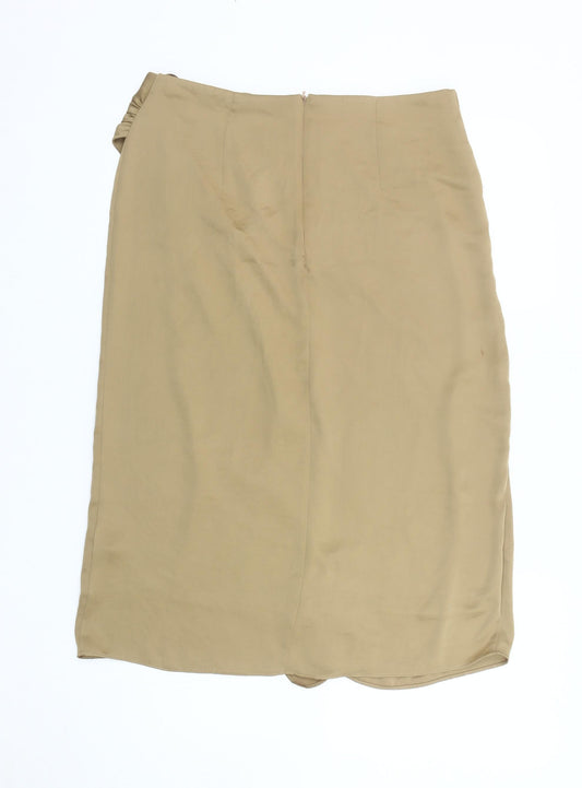 Marks and Spencer Women's Beige Skirt Size 12