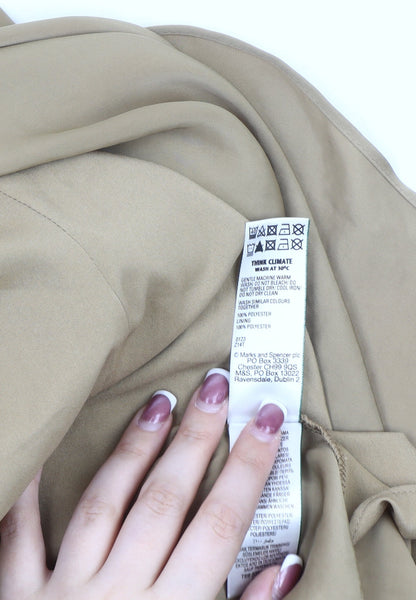 Marks and Spencer Women's Beige Skirt Size 12