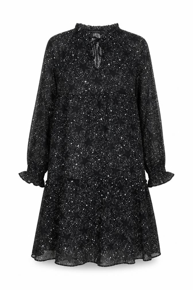 New Look Women's Black A-Line Midi Dress Size 10