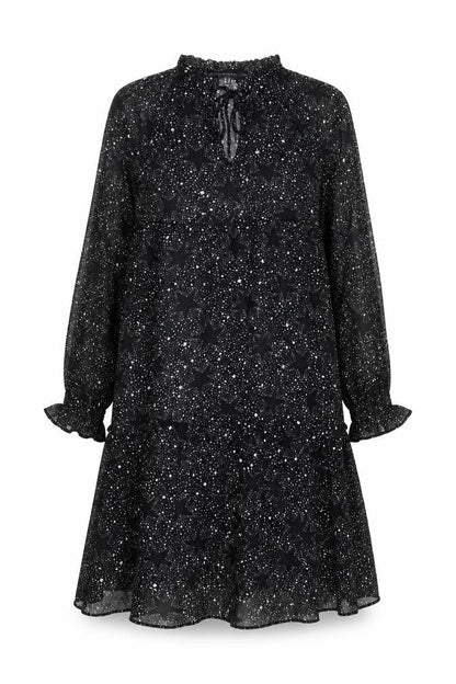 New Look Women's Black A-Line Midi Dress Size 10