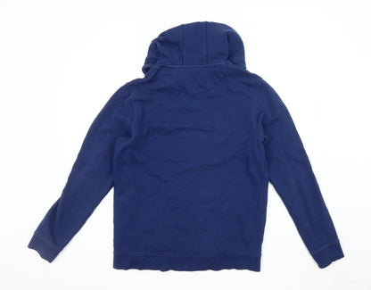 Mens UK Size S Lyle & Scott Blue Pullover Hoodie