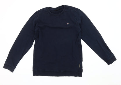 Napapijri Boys Blue Pullover Sweatshirt 16 Years