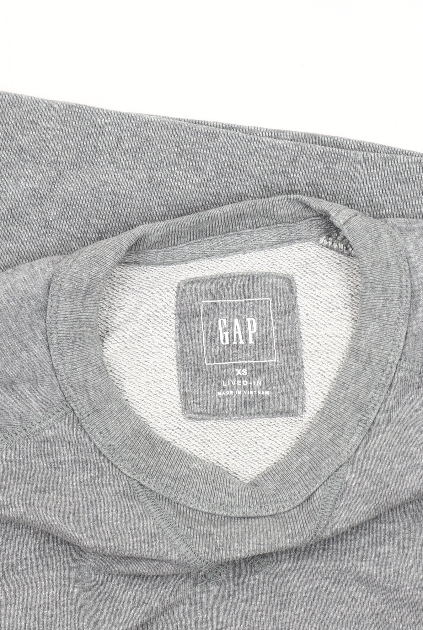 Mens UK Size XS Gap Grey Pullover Sweatshirt