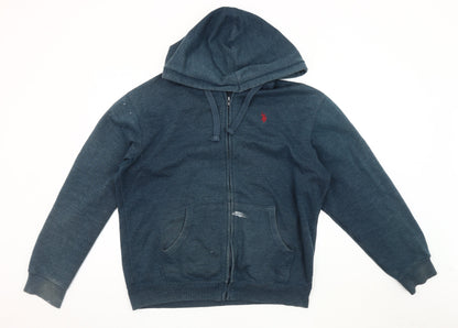 Mens UK Size M U.S. Polo Assn. Blue Basic Jacket