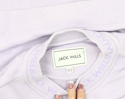 Womens UK Size 12 Jack Wills Purple Pullover Sweatshirt