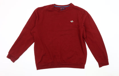 Mens UK Size XL Le Shark Red Pullover Sweatshirt