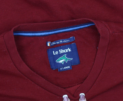Mens UK Size XL Le Shark Red Pullover Sweatshirt
