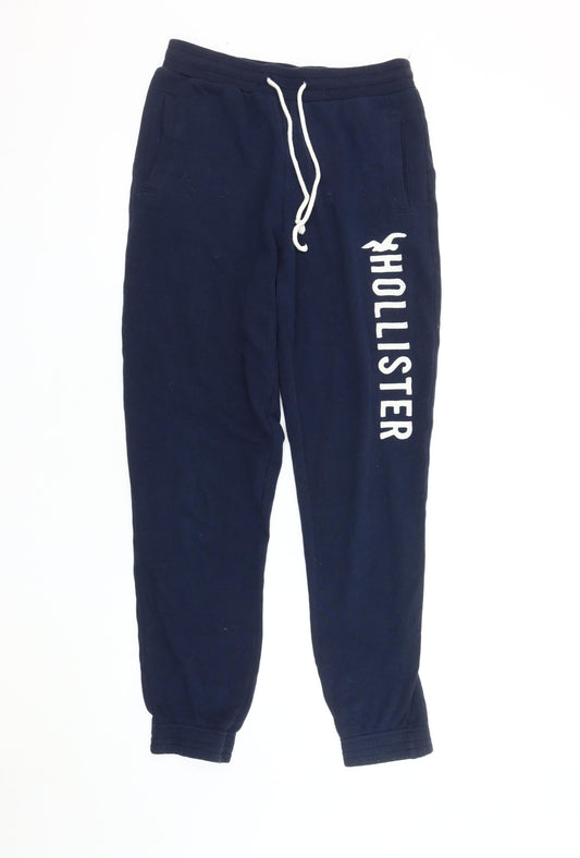Hollister Men's Blue Jogger Trousers XS