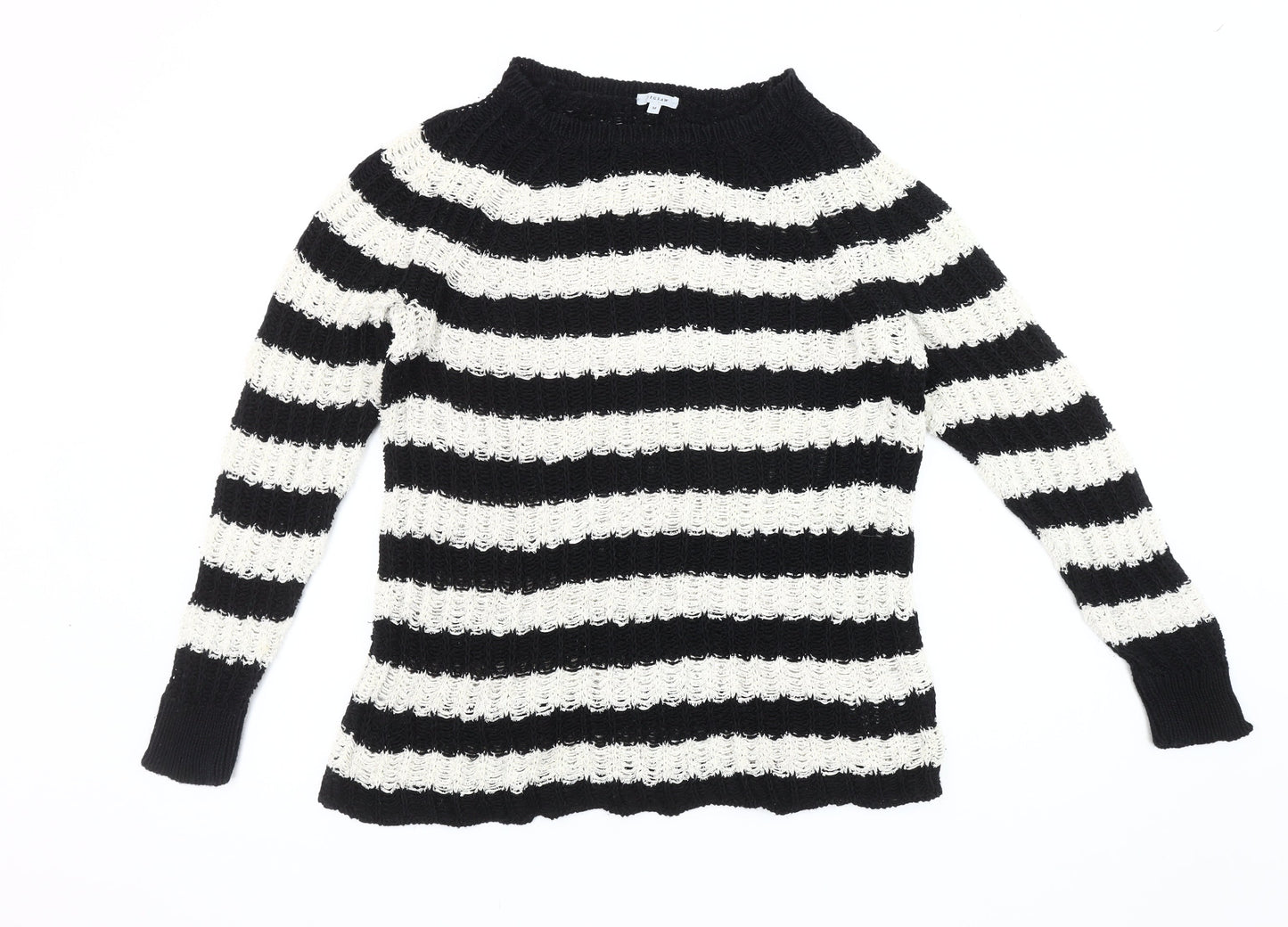Womens UK Size M Jigsaw Black Pullover Jumper