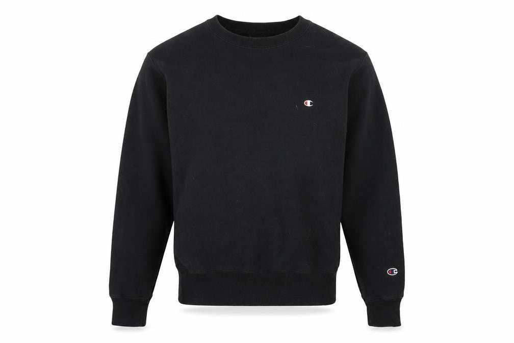 Mens UK Size S Champion Black Pullover Sweatshirt