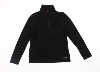 Gelert Women's Black Fleece Pullover Sweatshirt Size 10
