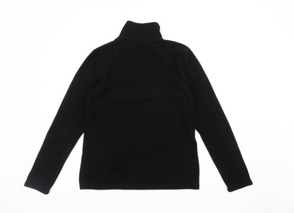 Gelert Women's Black Fleece Pullover Sweatshirt Size 10