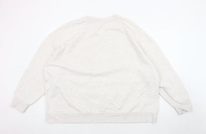 Womens UK Size 10 Disney Beige Pullover Sweatshirt