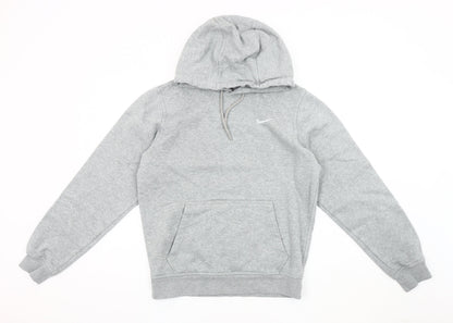 Mens UK Size S Nike Grey Pullover Hoodie