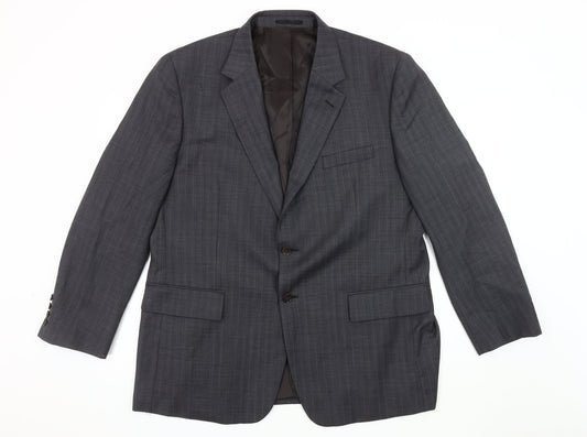 Mens UK Size 44 Brook Taverner Regular Grey Suit Jacket