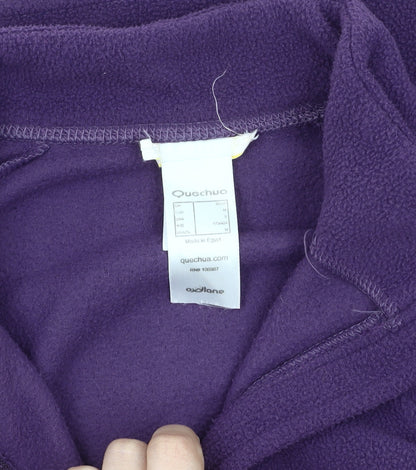 Quechua Women's Purple Fleece Pullover Sweatshirt - M