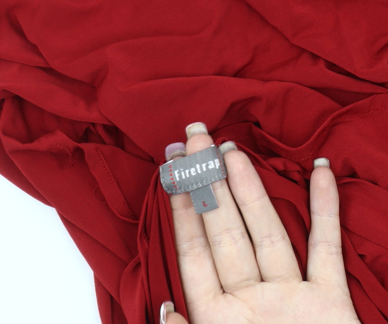 Firetrap Women's Red Sleeveless Tank Top L