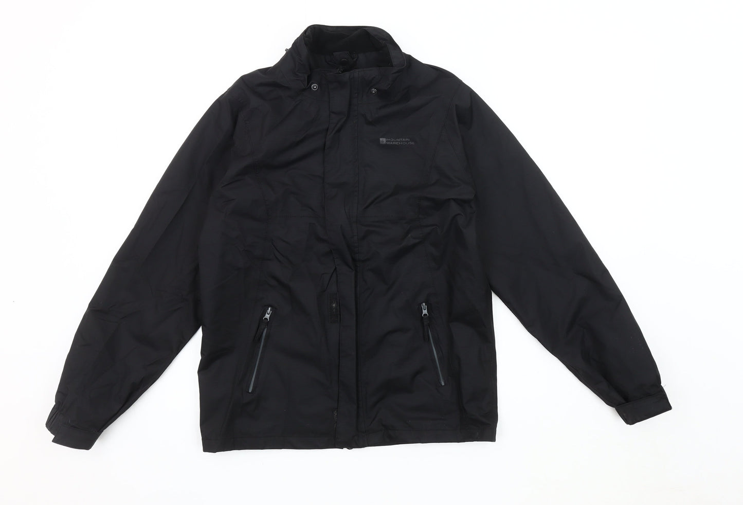 Mountain Warehouse Boys Black Jacket 11-12 Yrs Waterproof