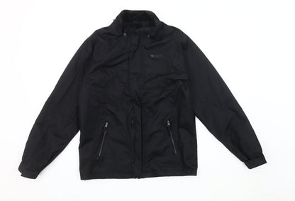 Mountain Warehouse Boys Black Jacket 11-12 Yrs Waterproof