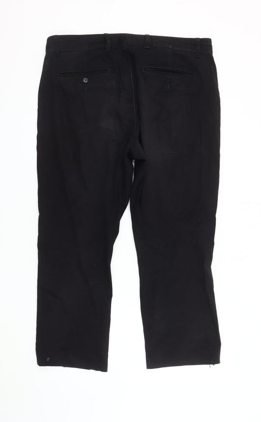 Kirkland Men's Black Chino Trousers 36R