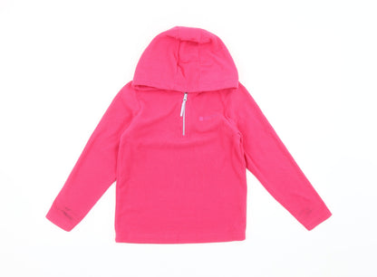 Mountain Warehouse Girls Pink Fleece Hoodie 7-8 Years
