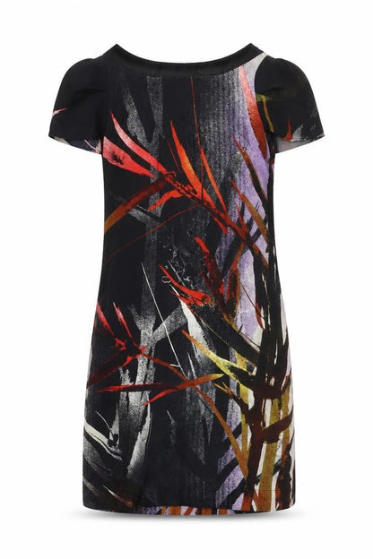 Warehouse Women's Multicoloured Silk Dress Size 6