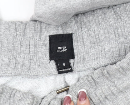 River Island Men's Grey Jogger Trousers Size S